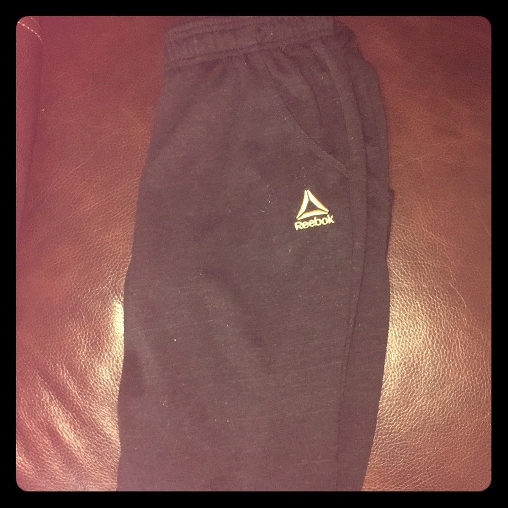 Reebok neutral cotton fleece jogger pants